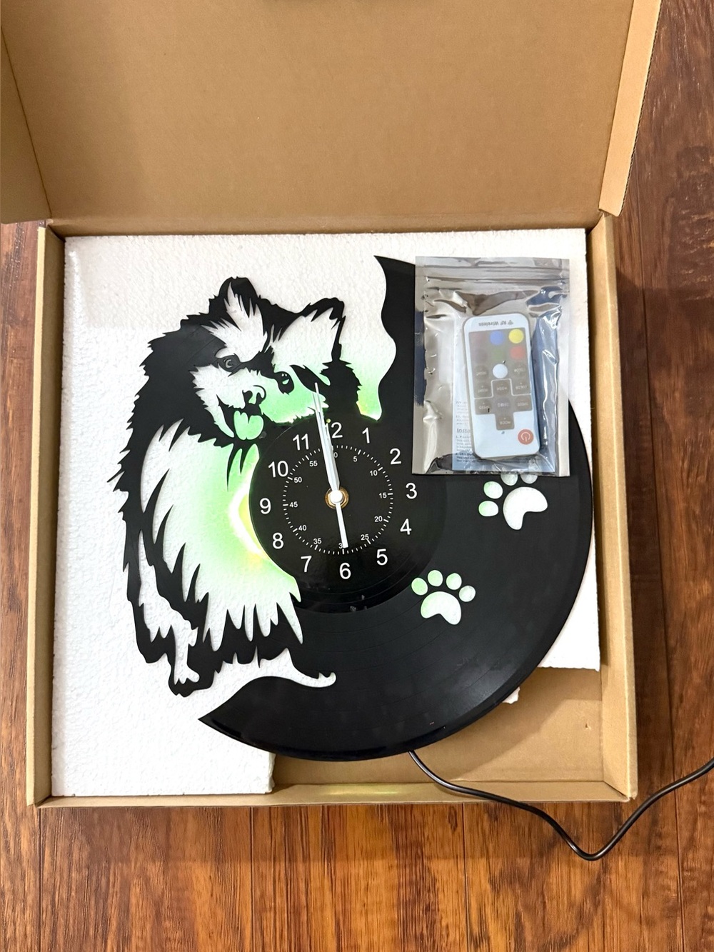LED Wall Clock with Remote Control-NEW - Picture 9 of 10